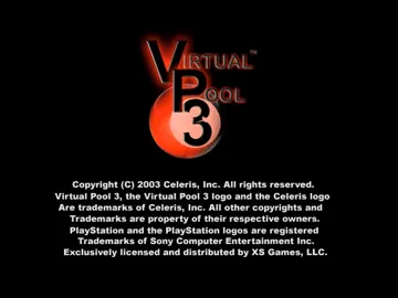 Virtual Pool 3 (US) screen shot title